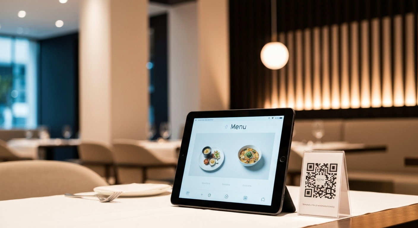 menú digital con QR para restaurante